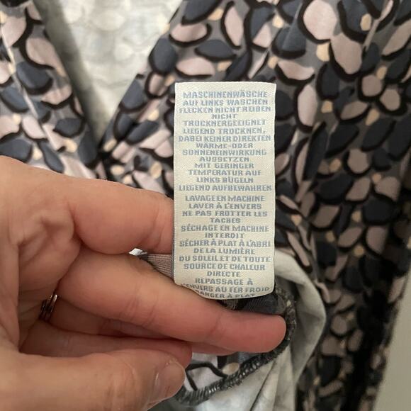 Boden Jersey Knot Front Long Sleeve Dress Size 12R - Picture 4 of 5